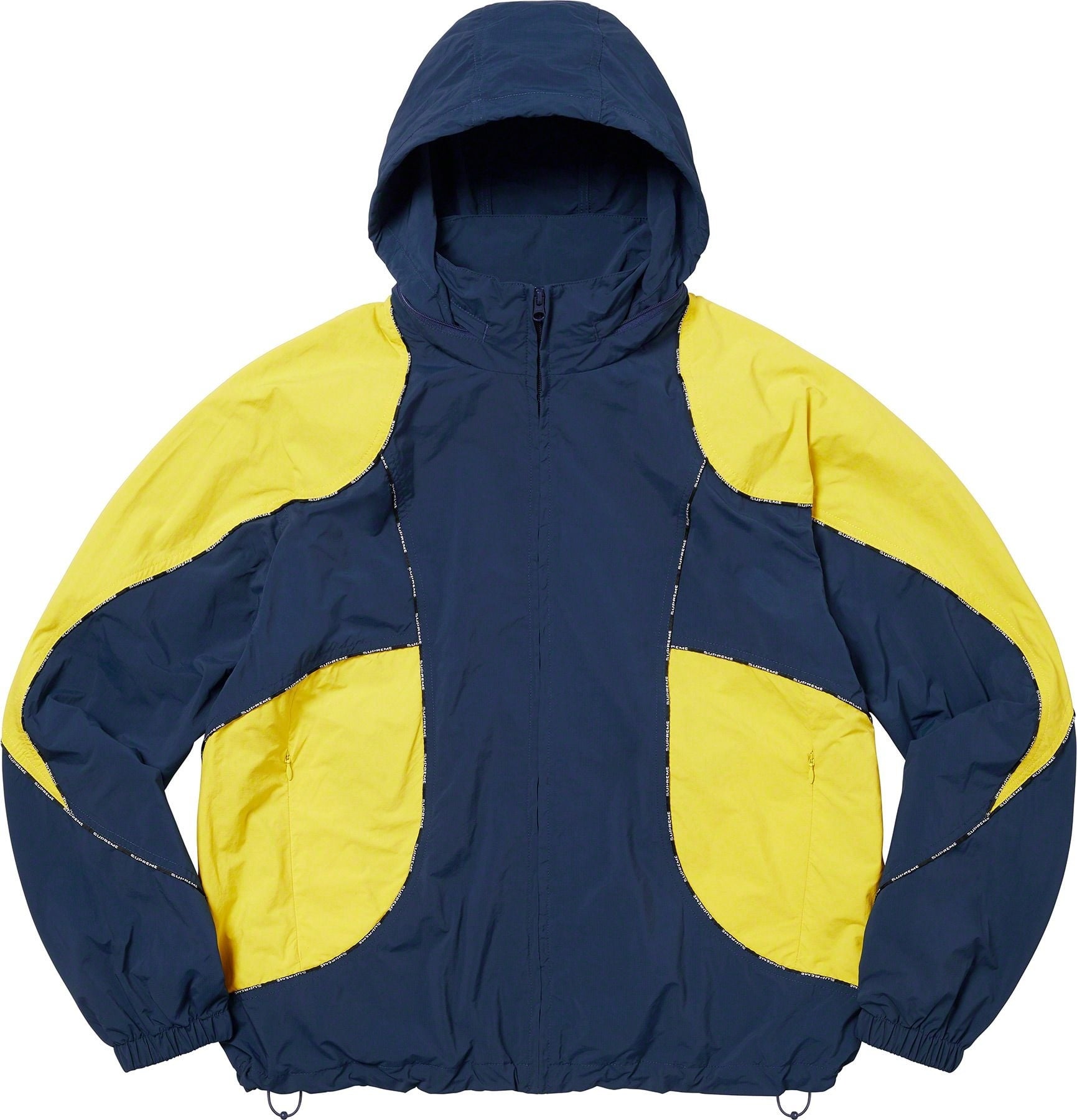 Logo Piping Hooded Track Jacket view 12